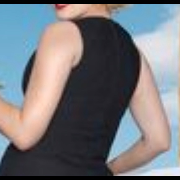 Glamour Bunny 50s Donna Capri Suit Top in Black - Picture 3 of 4